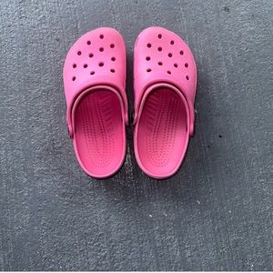 Pink crocs for kids